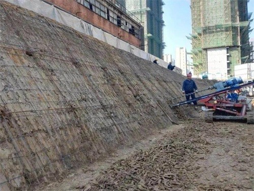 林西建筑边坡支护